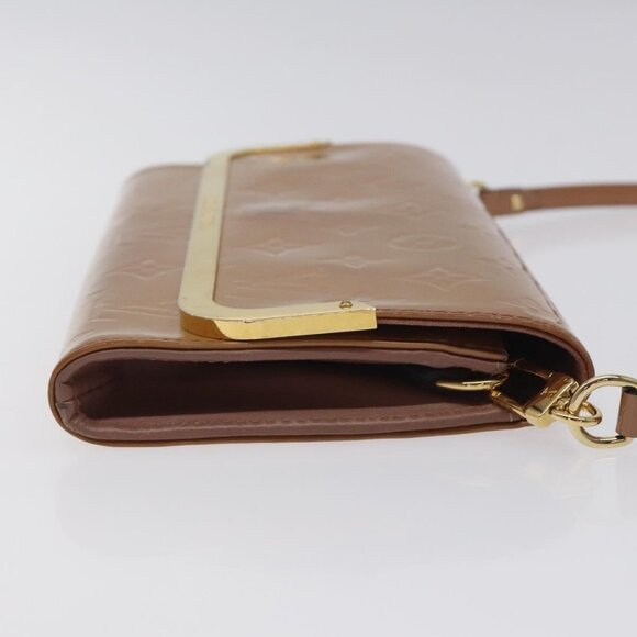 LOUIS VUITTON Vernis Rossmore MM Shoulder Bag Rose Velours - Picture 4 of 16